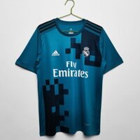 Áo bóng đá Real Madrid Retro 2017 / 18 S-XXL Áo thun ngắn tay dành cho người lớn AAA