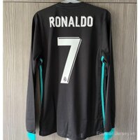 Áo bóng đá Real Madrid sân khách 2017 2018 RONALDO tay dài ngắn áo bóng đá retro cho người lớn Thái Lan MBIU
