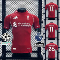 Áo bóng đá sân nhà Liverpool 25-26 S-2XL có thể tùy chỉnh tên và số