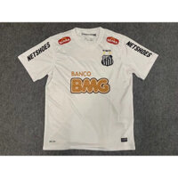Áo bóng đá thoáng khí tại nhà Santos 2012 Áo sơ mi thể thao khô nhanh S-2xl * Hàng có kích thước đầy đủ *