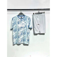 Áo bóng đá thời trang Puma quần có túi 2024 ( có in tên số theo yêu cầu )Áo đá banh chất lượng cao- vải Gai thái cao cấp