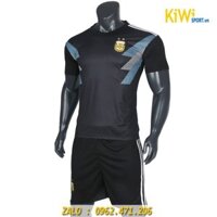 Áo Bóng Đá Tuyển Argentina World Cup 2018 Màu Đen