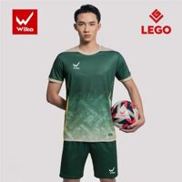 Áo bóng đá Wika Lego màu xanh rêu