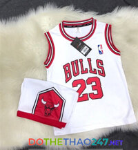 Áo bóng rổ BULL CHICAGO NBA 23 màu trắng