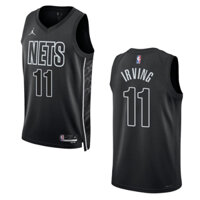 Áo Bóng Rổ Màu Đen Số 11 Mùa 23 Brooklyn Nets No.11 #Áo Bóng Rổ Không Tay 11 Au Chất Lượng