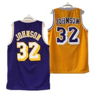 Áo Bóng Rổ Nba Lakers 32 Màu Đen Cá Tính# Johnson Magic Johnson 11.26 New