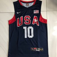 Áo Bóng Rổ NBA Số 8 Năng Động Thời Trang Dành Cho Nam #10 Kobee Bryantt Swingman Jersey Màu Xanh Nước Biển