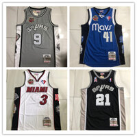 Áo bóng rổ thêu đầy đủ Hall of Fame Jersey All-Star Game Jersey Kobe Parker James Wade O 'Neal Iverson Vest