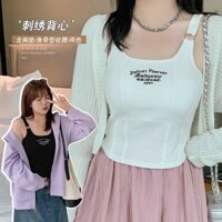 Áo bra 2 dây có mút đệm, áo bra 2 dây vạt bầu