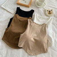 Áo bra ba lỗ đánh giá croptop kèm đệm mút có túi _dolotlinhtu