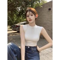 Áo bra cộc tay áo croptop tay hến, áo có đệm mút trẻ trung cá tính QCCC
