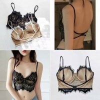 Áo bra corset ren mềm có gọng sexy siêu chảnh