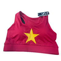 Áo Bra Nữ Cờ Đỏ Sao Vàng MS237  Sportshop. Vải Siêu Mềm, Tính Đàn Hồi Tốt, Thấm Hút Mồ Hôi, Tự Tin Vận Động