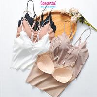 Áo bra nữ không gọng Speranza, kiểu dáng áo 2 dây đeo chéo và chui đầu, mịn màng, mỏng nhẹ - SPAL72304SH