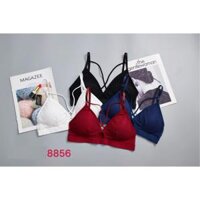 ÁO BRA REN LƯỚI HOA CÀI SAU 8856 - Đỏ