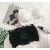 ÁO BRA REN QUÂY NGANG KHÔNG DÂY - MÀU TRẮNG