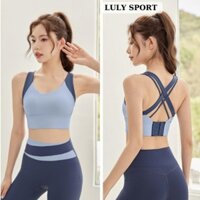 Áo bra tập gym mút đúc liền LULY SPORT, áo ngực thể thao form đẹp chất vải thun cao cấp đàn hồi tốt LULY