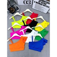 Áo Bra tập gym yoga aerobic nữ, đi bơi,đi biển ,vải thun poly cao cấp(tặng kèm đệm mút) ,đồ bộ thể dục nữ