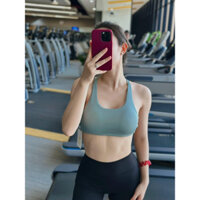 Áo Bra tập Yoga/Gym đan dây có mút ngực