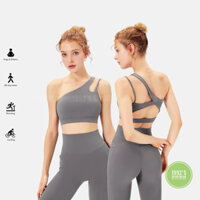 Áo bra thể thao cao cấp SHAPE- Áo lệch vai cách điệu có sẵn mút ngực | Mua ngay tại Shopee