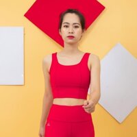 Áo bra thể thao dây lưng thun 4 chiều mềm nhẹ cá tính tập yoga, gym No.01 . ` "