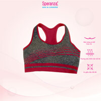 Áo bra thể thao nữ Speranza, mút mỏng tháp rời được, chất liệu cotton co dãn 4 chiều SPAT3828SH