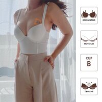 Áo Bralette thời trang có gọng và mút ngực 3cm định hình nâng ngực cho quả ngực chảy sệ