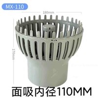 Ao cá bề mặt nước thoát nước ao cá koi bề mặt đầu hút lá thu khối thức ăn bề mặt ao cá hút lọc ổ cắ