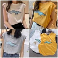 Áo cá sấu tay cộc siêu cute