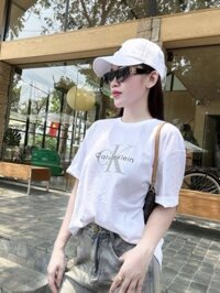 Áo Calvin Klein Monogram Logo White [ 4RB862G 110 ]