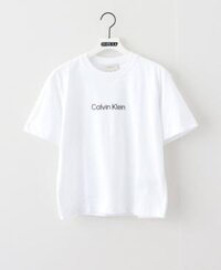 Áo Calvin Klein Relaxed Standard Logo Crew  White [ 47A220G ]