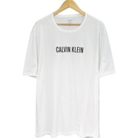Áo Calvin Klein White Logo Black NM2567 110