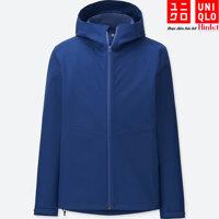 Áo cản gió chống nắng mưa Uniqlo Blocktech màu xanh dương 67 blue 2019