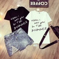 Áo cặp chử SUMMER