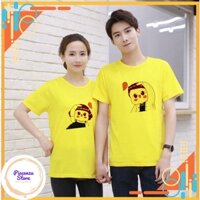 Áo Cặp In Nhiệt Couple Ú Ghép Tim [Piacenza Store]