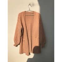 Áo cardigan 2nd hồng