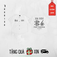 áo cardigan aó bóng chày trắng chất cotton phong cách cao cấp [hình thật]