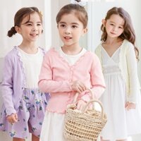 Áo cardigan Bebezoo mỏng cho bé gái BEB2CD102