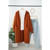 Áo Cardigan Dáng Dài Có Nón 939