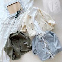 Áo Cardigan dáng rộng cho bé trai áo khoác thường ngày Áo Thun Cổ Tròn Dễ phối cho trẻ em