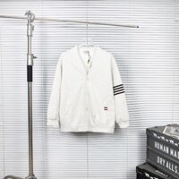 Áo cardigan dệt kim kiểu dáng preppy TB của Thom Browne