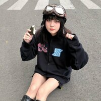 Áo Cardigan Form Rộng - Áo Khoác Nỉ Nam Nữ Unisex AWESOME 4 Màu - Đen