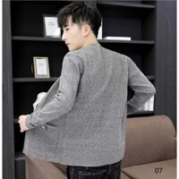 áo cardigan hàn quốc nam dáng dài