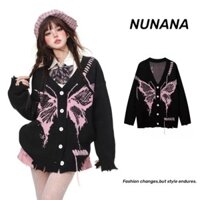 Áo cardigan len Áo mùa đông dệt kim thu đông