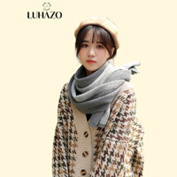 Áo cardigan len khoác len nữ dệt kim form rộng cổ V LUHAZO phong cách Hàn Quốc ulzzang G-4.1