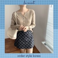 Áo cardigan len mỏng co giãn