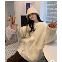 Áo cardigan lông thỏ khoác cardigan nữ