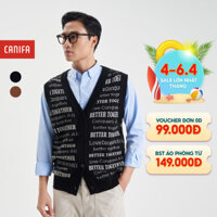 Áo cardigan nam CANIFA cổ tim mở cúc chất liệu acrylic 8TC23W002