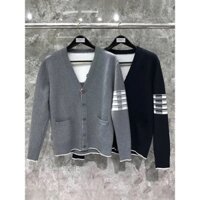 Áo Cardigan Nam Nữ Phối Họa Tiết Cực Chất