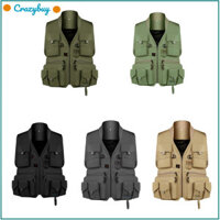 Áo câu cá nhiều túi CR Lưới thoáng khí, Áo phao câu cá an toàn, Túi thoáng khí đa chức năng, Dành cho trẻ em &